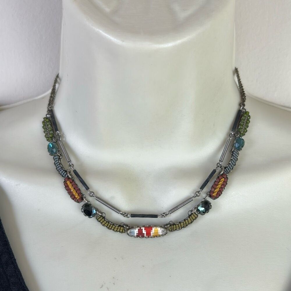 Alaya Bar Layered Adjustable Length Necklace - Picture 6 of 6